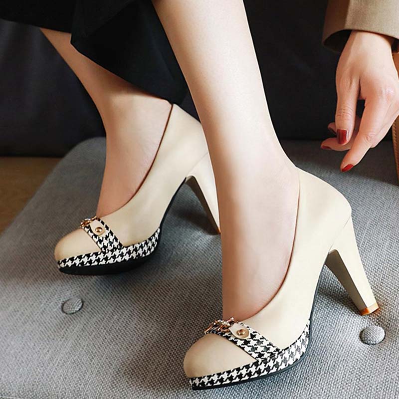 Chaussures Pin - Up Blanche - Robitta