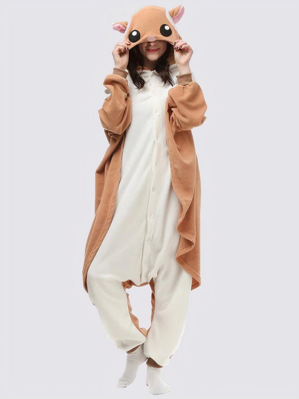 Combinaison Pyjama Pour Femme "Écureuil - Volant" - Robitta
