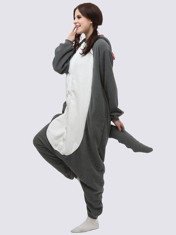 Combinaison Pyjama Pour Femme "Loup Gris" - Robitta