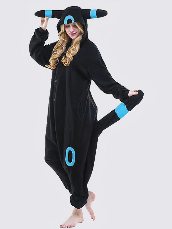 Combinaison Pyjama Pour Femme "Noctali Umbréon Bleu" - Robitta