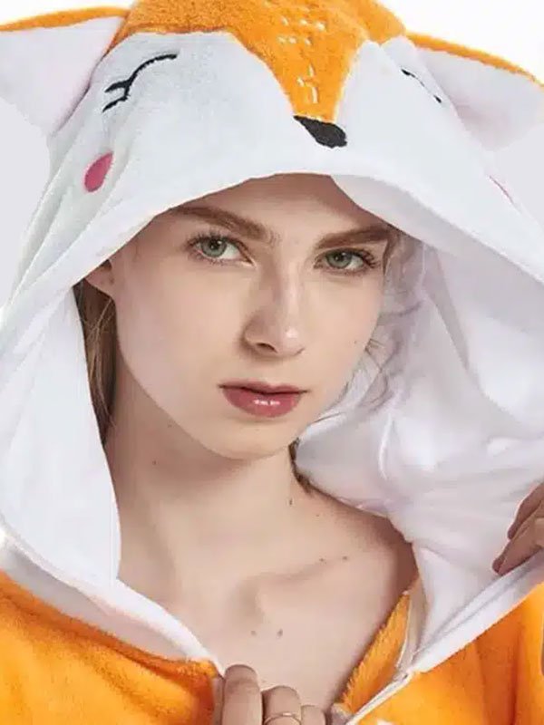 Combinaison Pyjama Pour Femme "Renard Mignon" - Robitta