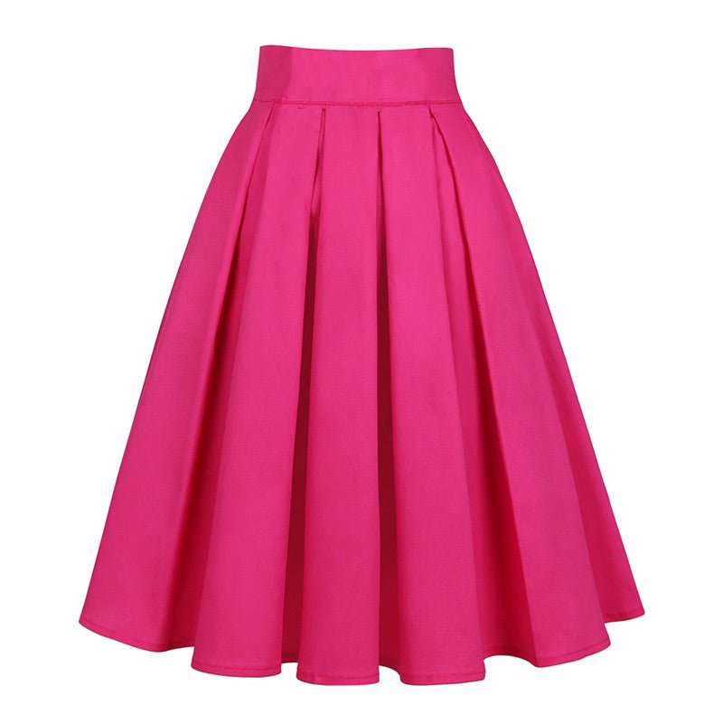 Jupe Année 50 Rose Balançoire - Robitta