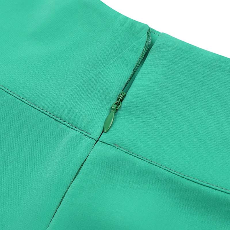 Jupe Année 50 Vert Balançoire - Robitta
