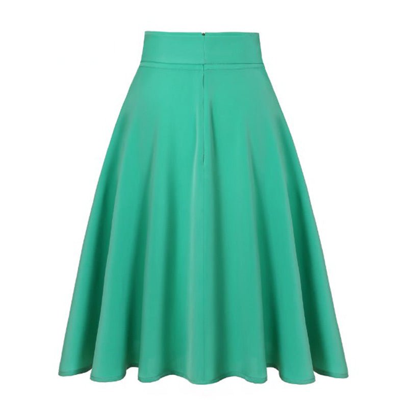 Jupe Année 50 Vert Balançoire - Robitta