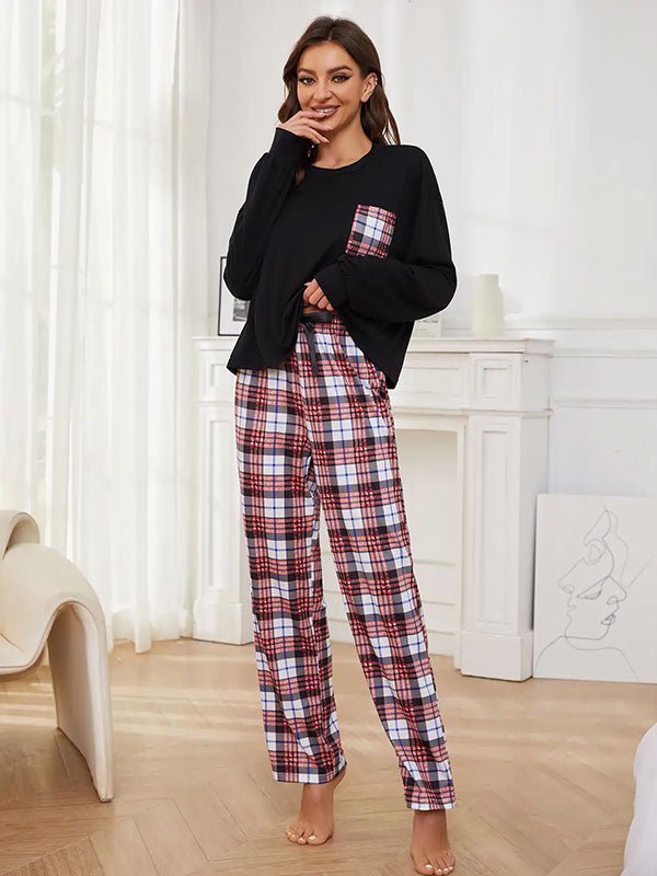 Pantalon Pyjama à Carreaux Pour Femme "Caresse Nocturne" - Robitta