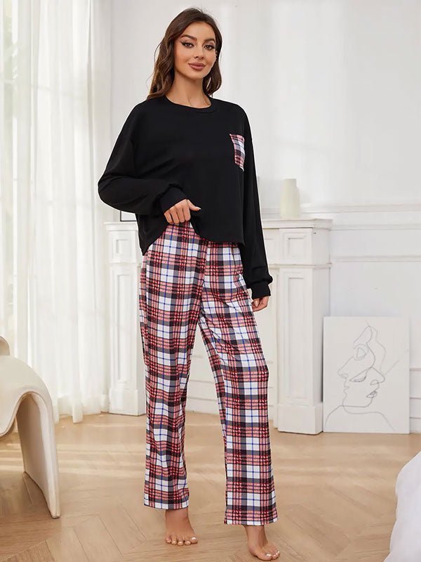 Pantalon Pyjama à Carreaux Pour Femme "Caresse Nocturne" - Robitta