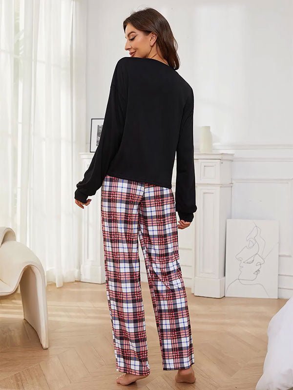 Pantalon Pyjama à Carreaux Pour Femme "Caresse Nocturne" - Robitta