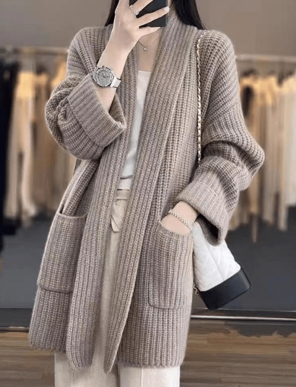 Pull ample en tricot pour femme - Robitta