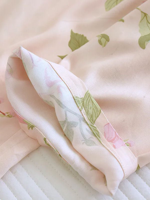 Pyjama Pour Femme À Manches Longues 2 Pièces "Fleur de Printemps" - Robitta
