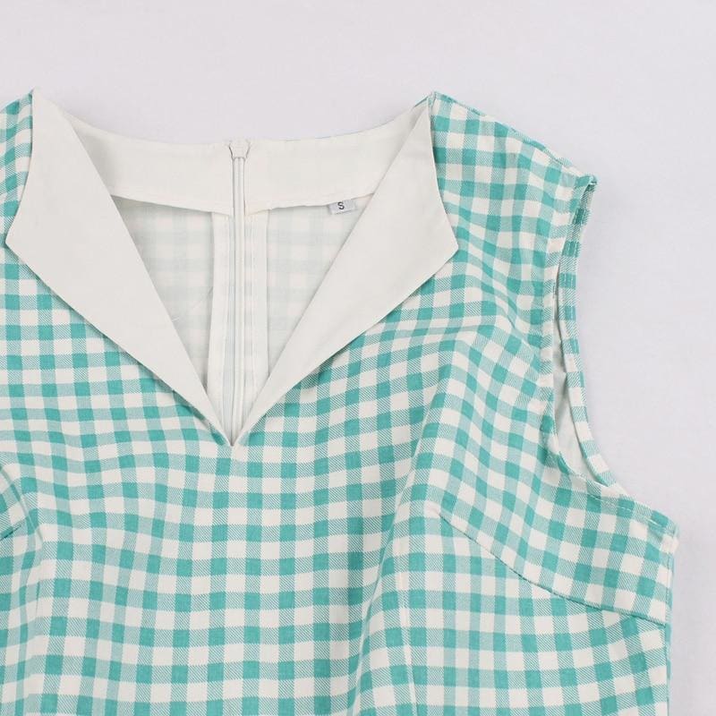 Robe à Carreaux Années 50 - Robitta