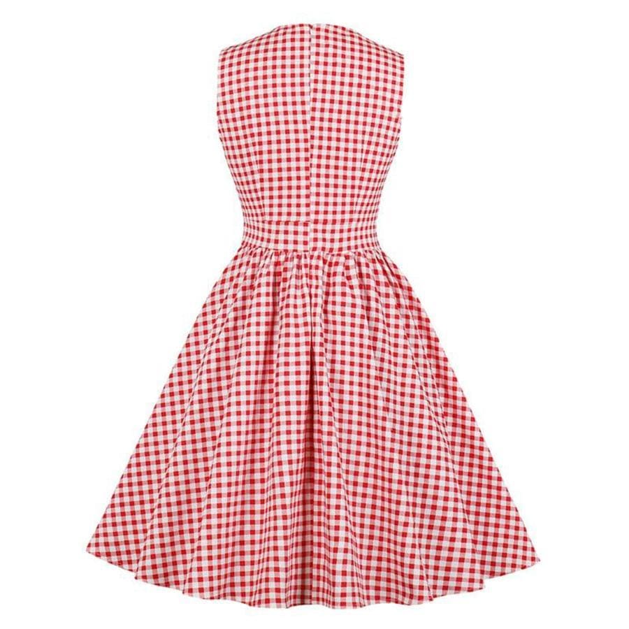 Robe à Carreaux Années 50 - Robitta
