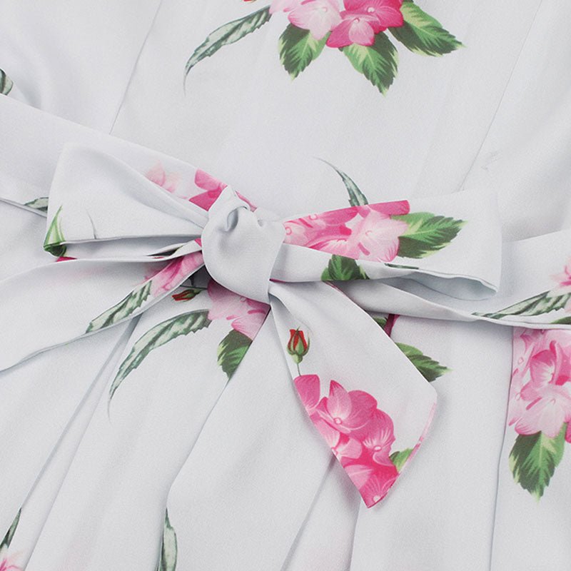 Robe Année 50 Blanche - Robitta