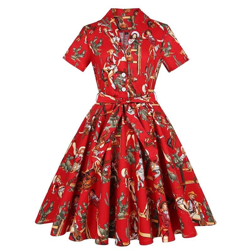 Robe Année 50 Calamity Jane - Robitta