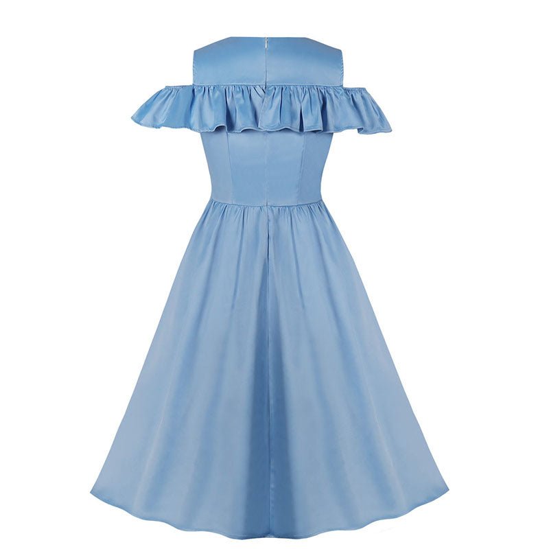 Robe Années 50 Bleu - Robitta