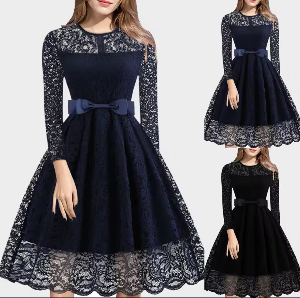 Robe Années 50 Dentelle - Robitta