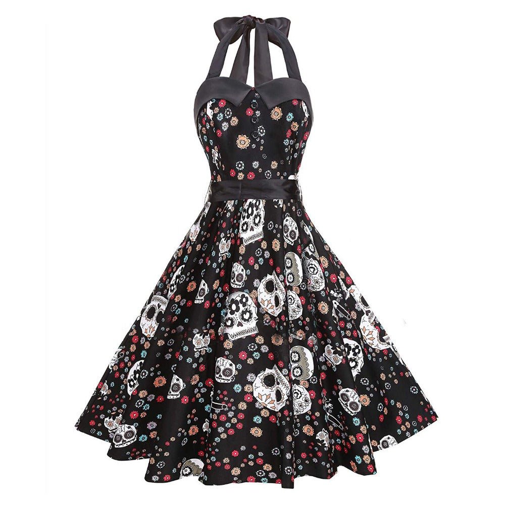 Robe Pin Up Tête de Mort - Robitta