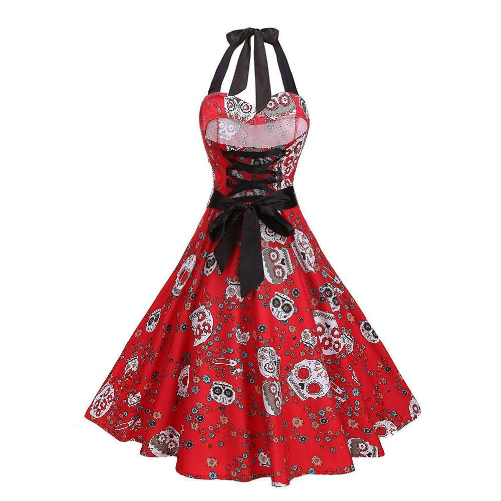 Robe Pin Up Tête de Mort - Robitta