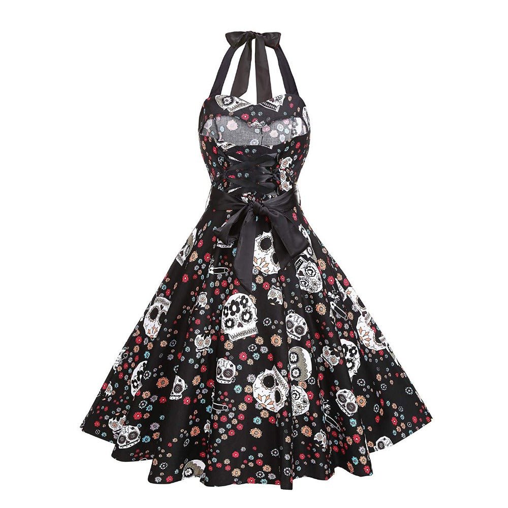 Robe Pin Up Tête de Mort - Robitta