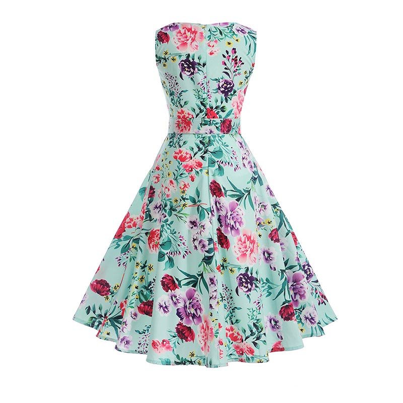Robe Turquoise Années 50 - Robitta