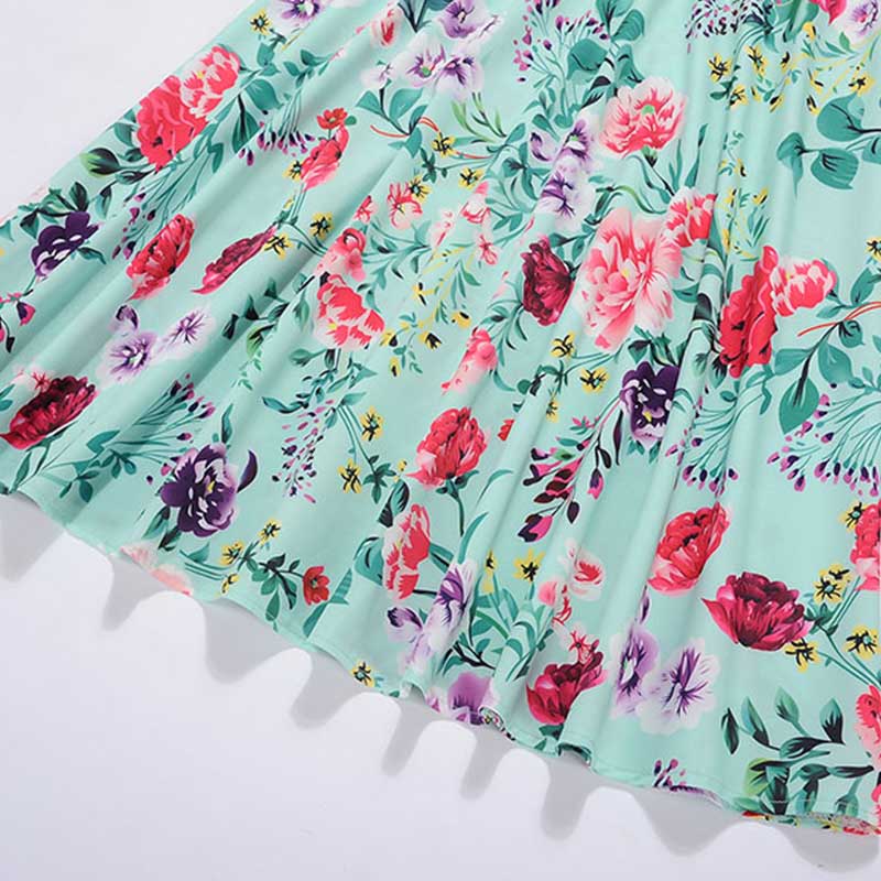Robe Turquoise Années 50 - Robitta