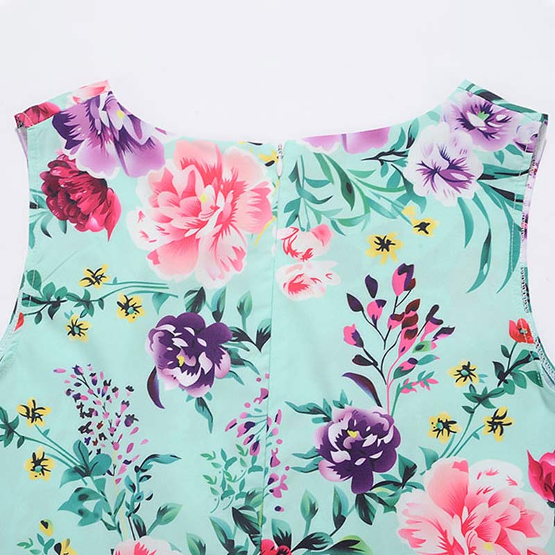 Robe Turquoise Années 50 - Robitta