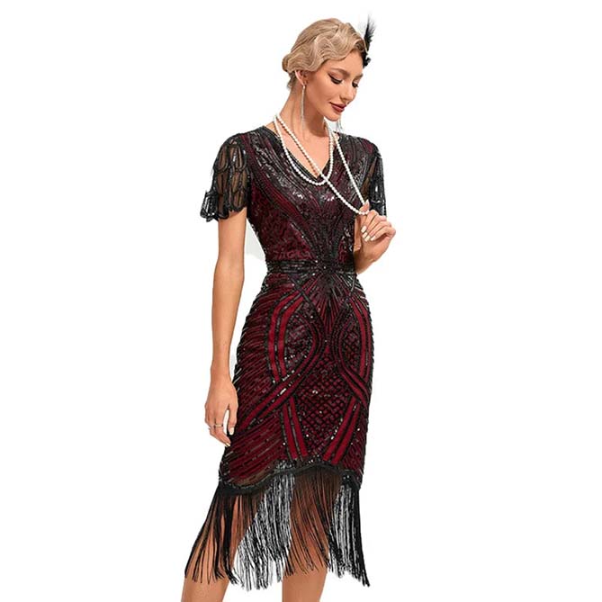 Robe Style Gatsby Années 20