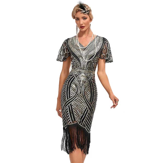 Robe Style Gatsby Années 20