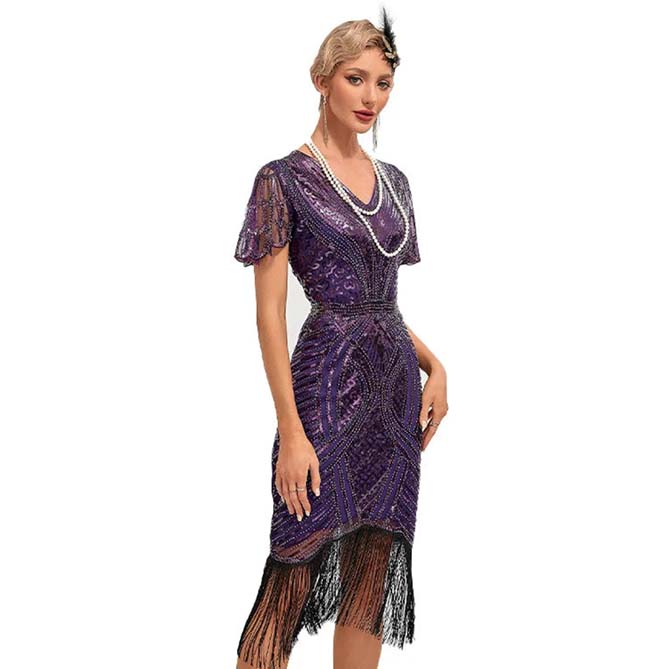 Robe Style Gatsby Années 20