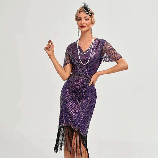 Robe Style Gatsby Années 20