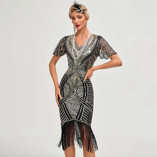 Robe Style Gatsby Années 20