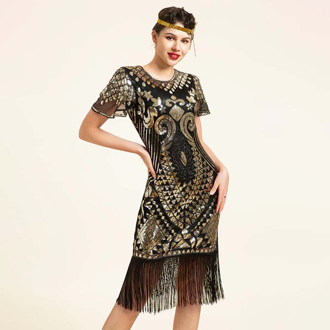 Robe Années 20 Gatsby Pas Cher