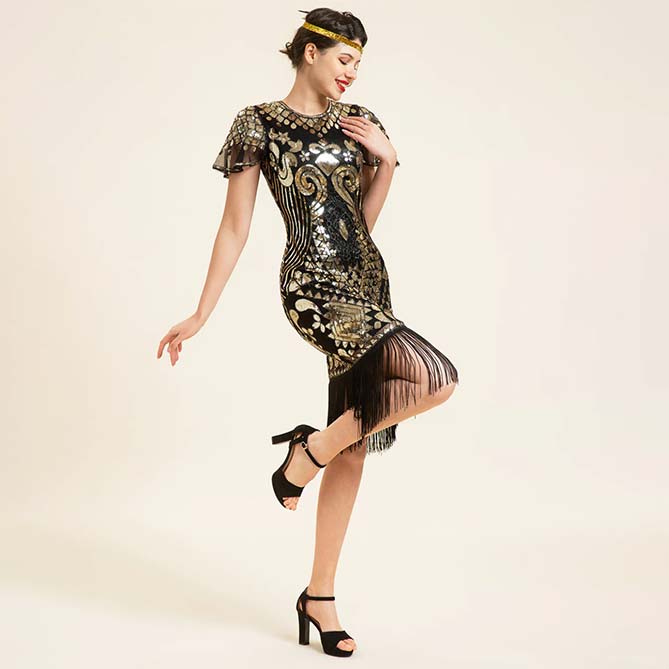 Robe Années 20 Gatsby Pas Cher