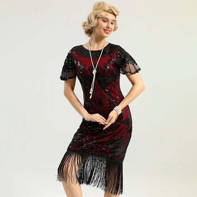 Robe Années 20 Gatsby Pas Cher