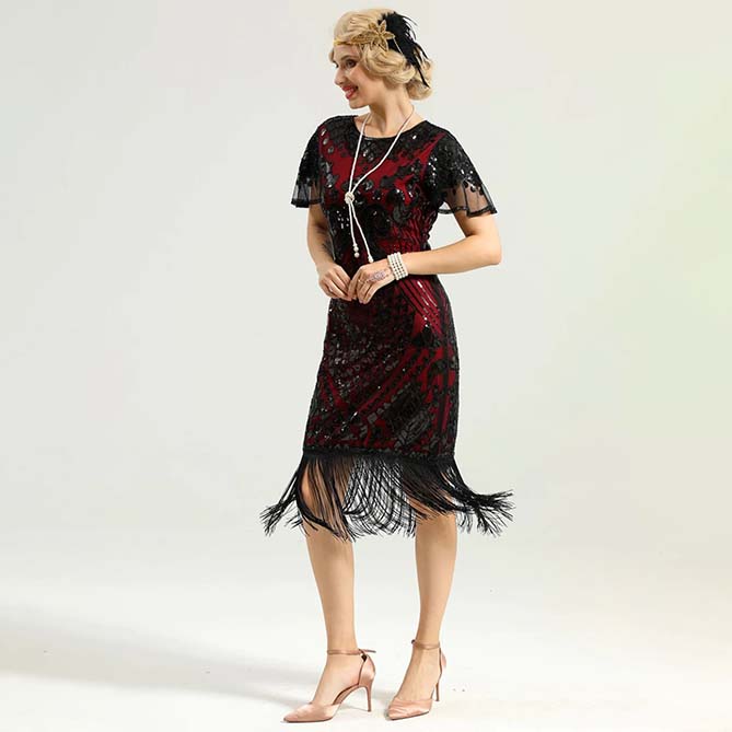 Robe Années 20 Gatsby Pas Cher