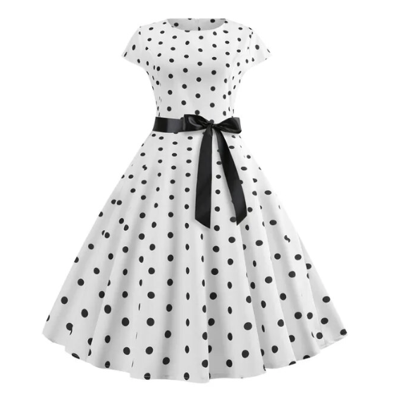 Robe à Pois Pin Up