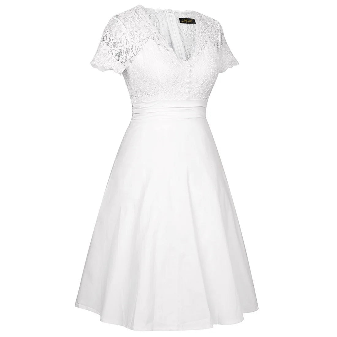 Robe Blanche Années 30