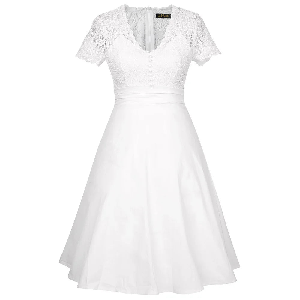 Robe Blanche Années 30