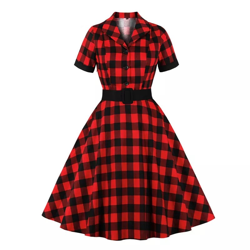 Robe Tartan Rockabilly