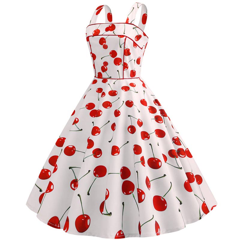 Robe Rétro avec des Cerises