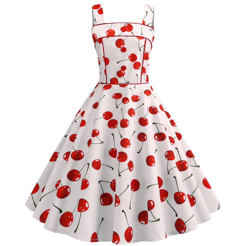 Robe Rétro avec des Cerises