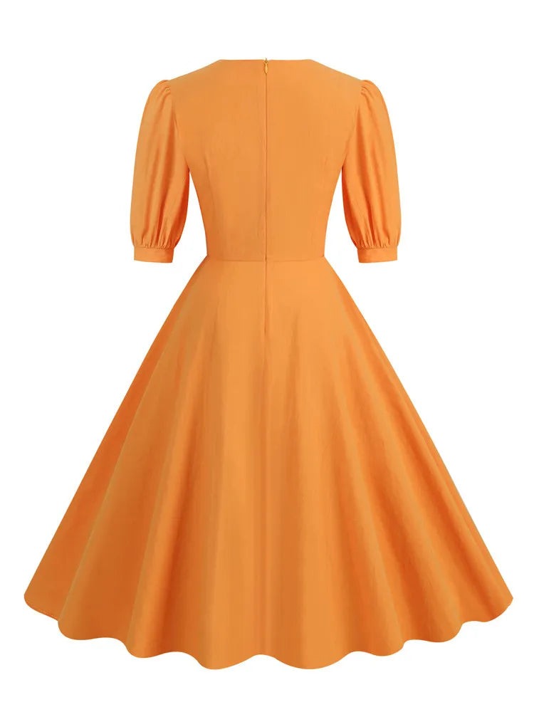 Robe Orange Années 60