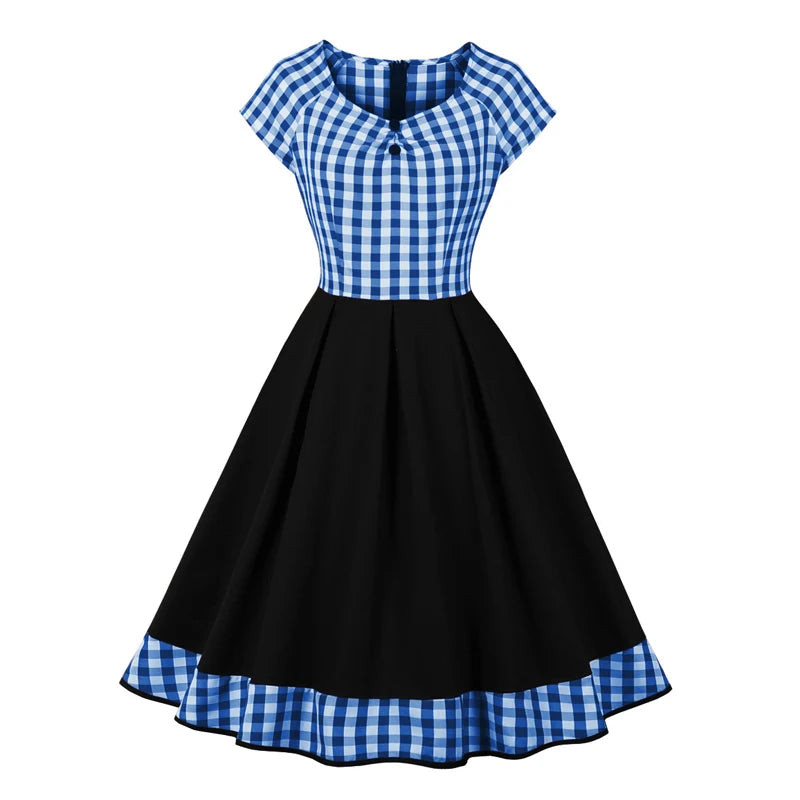 Robe à Carreaux Pique-Nique Rockabilly