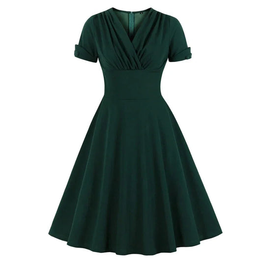 Robe Verte Années 30