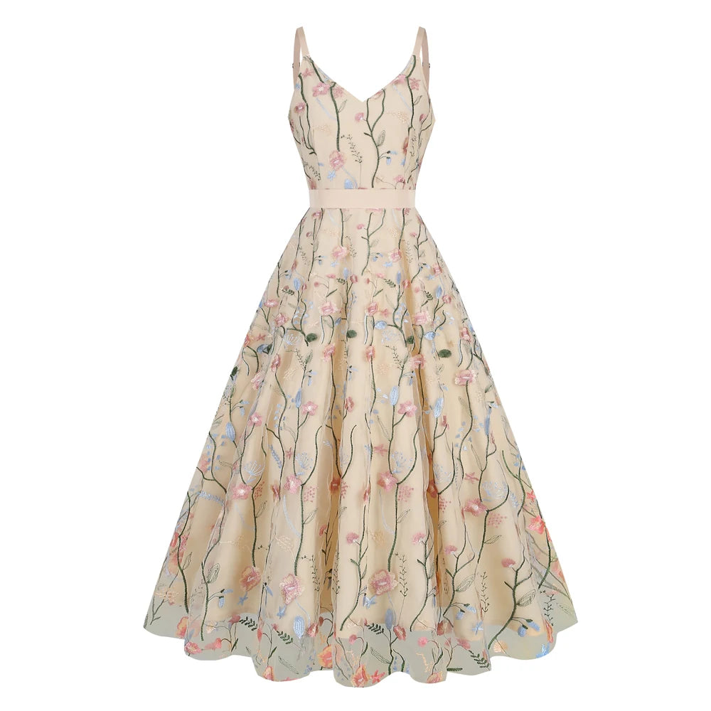 Robe de Soirée Longue Vintage