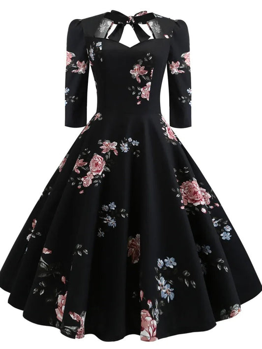 Robe Longue Rockabilly