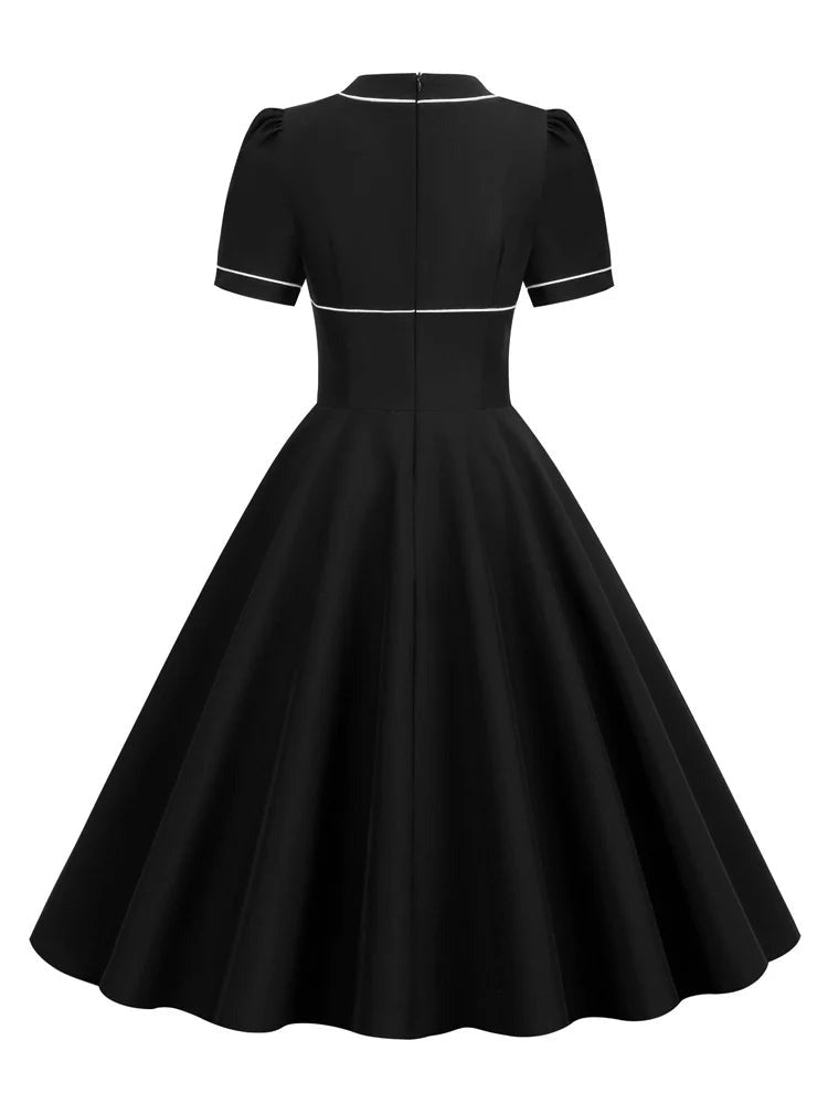 Robe Noire Années 30