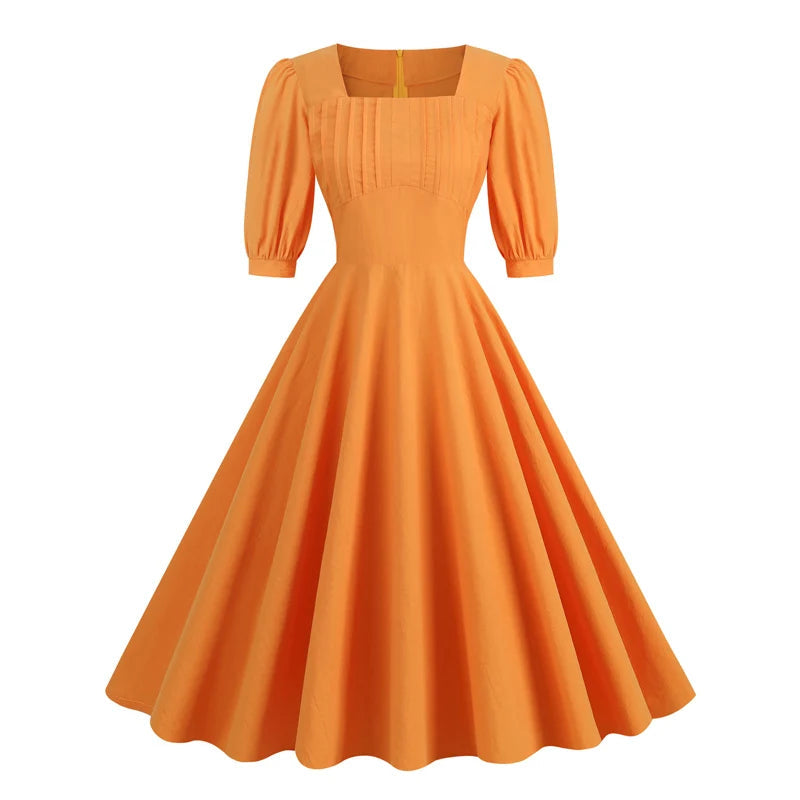 Robe Orange Années 60