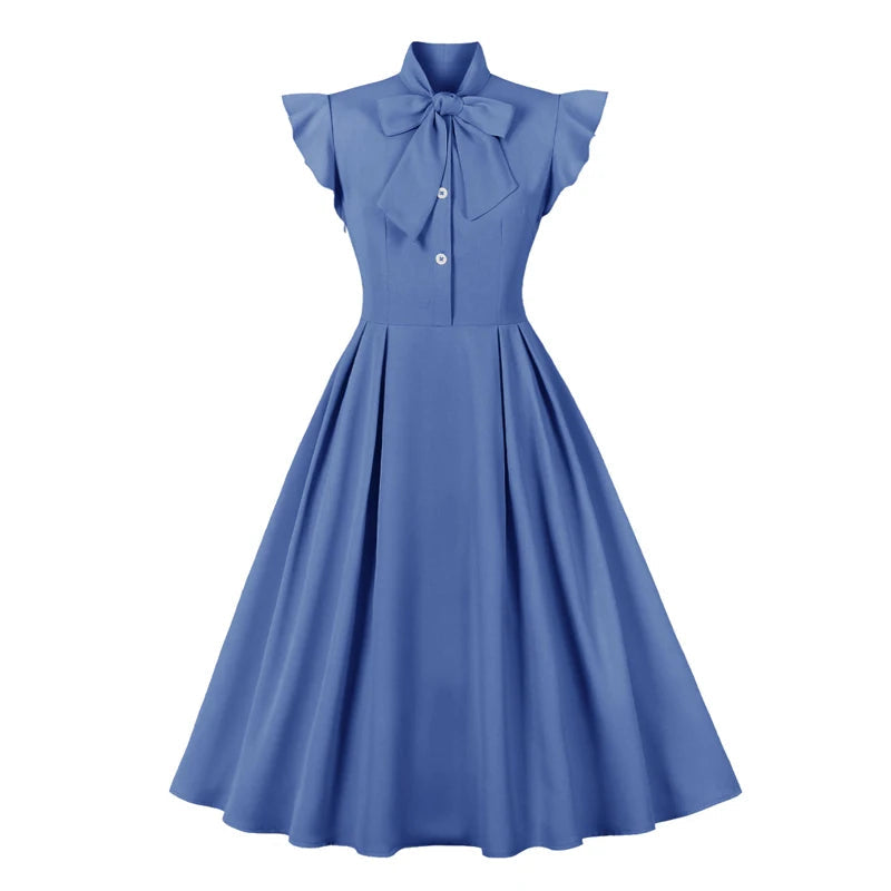 Robe Bleue Années 30