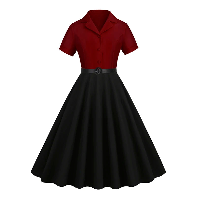 Robe Bustier Rockabilly