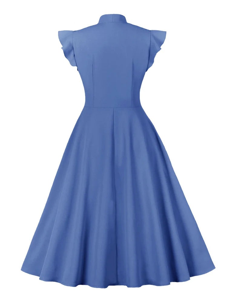 Robe Bleue Années 30